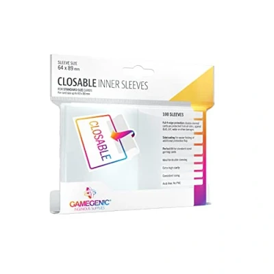 Image de Gamegenic Closable Inner Sleeves (100) Multilangue (espagnol)