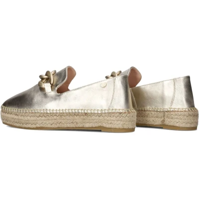 Afbeelding van Fred De La Bretoniere June Li Espadrilles Dames Goud Maat 38