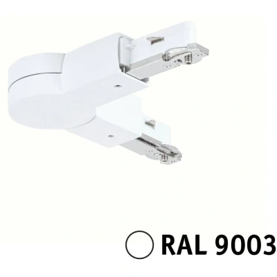 Afbeelding van Paulmann 95649 230V railsysteemcomponenten Scharnierverbinder Wit