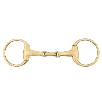 Image de BR Mors à Olive Cuprion 18mm Grands Anneaux Double Brisure 14,5cm