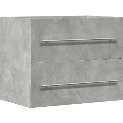 Afbeelding van Wastafelkast 60x38,5x48 cm spaanplaat betongrijs