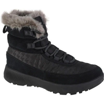 Afbeelding van Columbia SLOPESIDE PEAK LUXE Snowboots, Dames, Maat: 39, Black/graphite Leer en textiel
