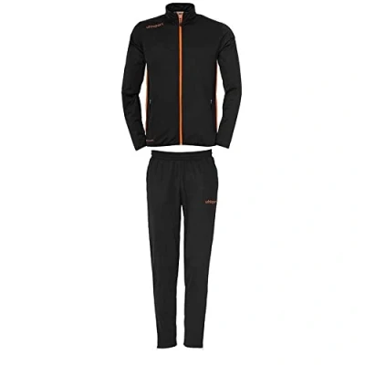 Afbeelding van uhlsport Essential Classic SET Trainingspak voor kinderen, Maat: 104, Schwarz/fluo orange
