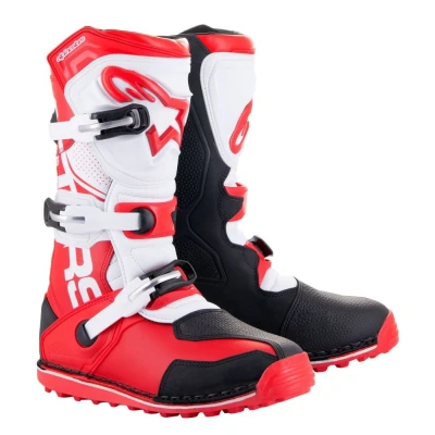 Afbeelding van Alpinestars Tech T Crosslaarzen Bright Rood / Zwart Wit maat 12 = 47