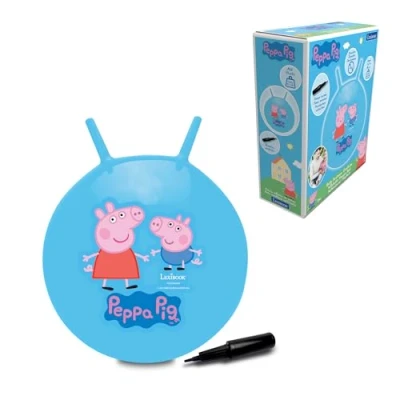 Afbeelding van Lexibook, Peppa Pig, Balle sauteuse gonflable, Pompe manuelle incluse, Plastique sécurisé et résistant, Bleu, BG040PP