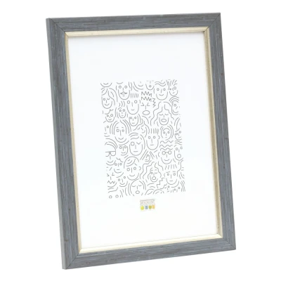 Afbeelding van Deknudt Kader in grijze schilderlook met passend biesje 20x30 S46AF7