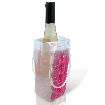 Image de Vin bouquet sac refrigerant pour bouteille seau à glace rose