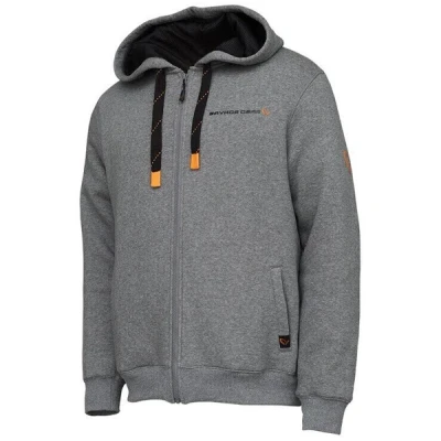 Afbeelding van Savage Gear Classic Zip Hoodie Grey Melange Size L Vis trui