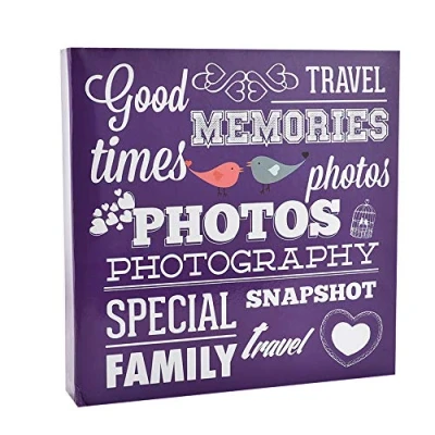 Afbeelding van Arpan Groot fotoalbum voor 500 foto&#039;s, 15 x 10 cm, paars