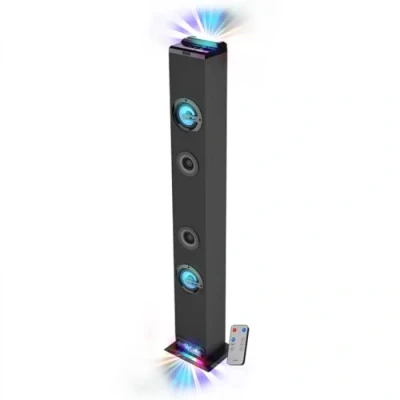 Afbeelding van INOVALLEY HP58BTH soundtoren ledlicht met meerdere stralen, Bluetooth, FM radio, AUX 4 x 15 W, afstandsbediening