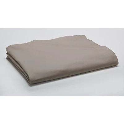 Image de Today drap plat uni coton 57 fils mastic 180 x 290
