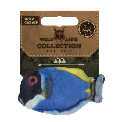Afbeelding van Wild Life Cat Blue Tang (Blauwe Doktersvis) kattenspeeltjes kattenspeelgoed