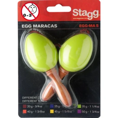 Afbeelding van Stagg Maracas EGG MA S/GR Groen