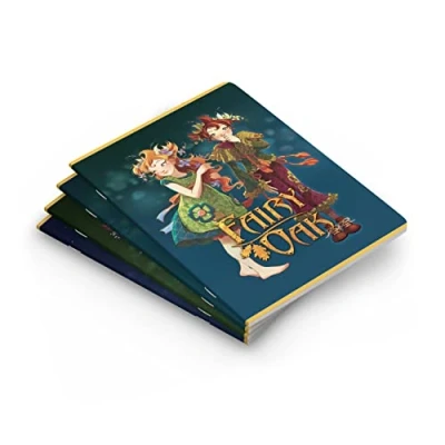 Afbeelding van Pigna Maxi Fairy Oak notitieboeken, F.to A4, 10 stuks, gesorteerd