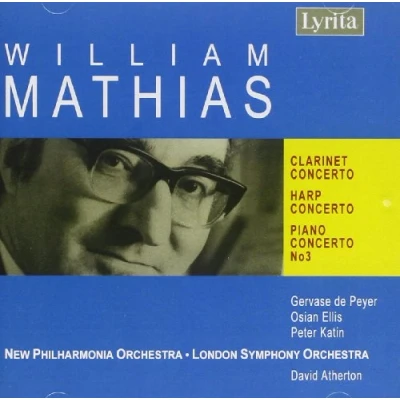 Afbeelding van De Peyer, Ellis, Katin, New Philhar Mathias: Clarinet Cto, Harp Pi (CD)