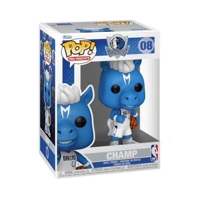 Afbeelding van Funko Pop! NBA: Mascots Dallas Champ The Horse Vinyl Figuur om te verzamelen Cadeau idee Officiële Producten Speelgoed voor Kinderen en Volwassenen Sportfans