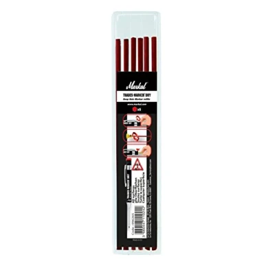 Afbeelding van MARKAL 96265 Trades Marker Dry stiften voor markeerstiften, rood, 6 stuks