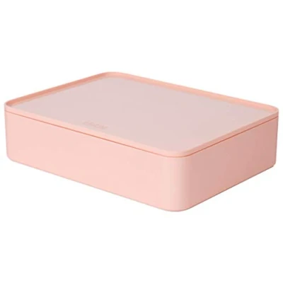 Afbeelding van Han Ha 1110 86 Smart Organiser Allison Box Met Binnenschaal En Deksel Flamingo Roze, Stapelbaar
