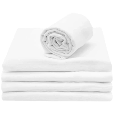 Afbeelding van ZOLLNER Set van 5 spuugdoeken chiffon, babyluiers, katoen, 80 x cm
