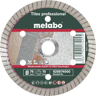 Afbeelding van Metabo TP Professional 626874000 Diamanten doorslijpschijf 76 mm 1 stuk(s)