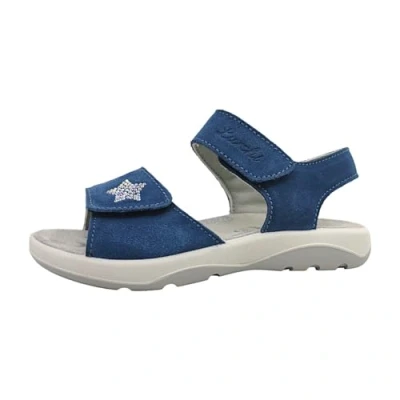 Afbeelding van Lurchi Freda Sandalen voor kinderen, Maat: 33, Jeans Veloursleer