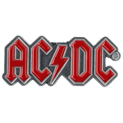 Afbeelding van AC/DC Red Logo Pin Rood/Zilverkleurig