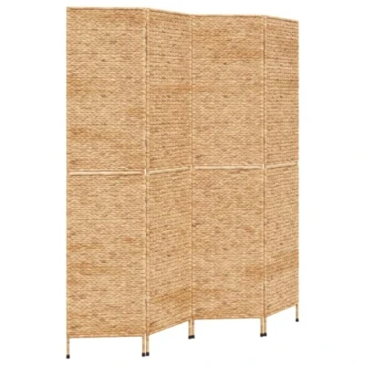 Afbeelding van Kamerscherm met 4 panelen 163x180 cm waterhyacint
