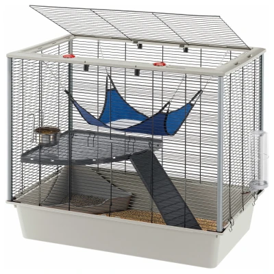 Afbeelding van Ferplast Frettenkooi Furat Dierenverblijf 78x48x70 cm Grijs