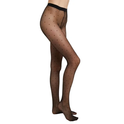Afbeelding van Falke DOT 15 Denier Ultratransparent MATT Panty, Dames, Maat: Small, Schwarz