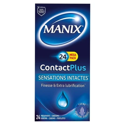 Image de Manix Contact Plus Preservatifs 24
