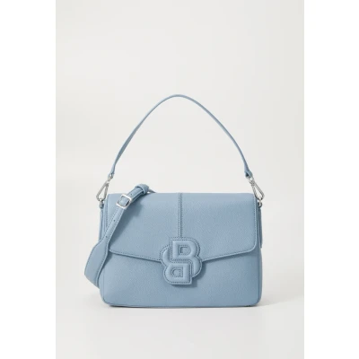 Afbeelding van BOSS Anett Saddle Handtas, Dames, Maat: One Size, Light/pastel blue