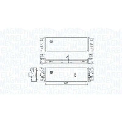 Afbeelding van Magneti Marelli Interkoeler 351319204760