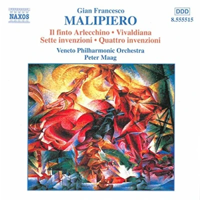 Afbeelding van Veneto Philharmonic Orchestra, Peter Maag Malipiero: Il Finto Arlecchino / Vivaldiana (CD)