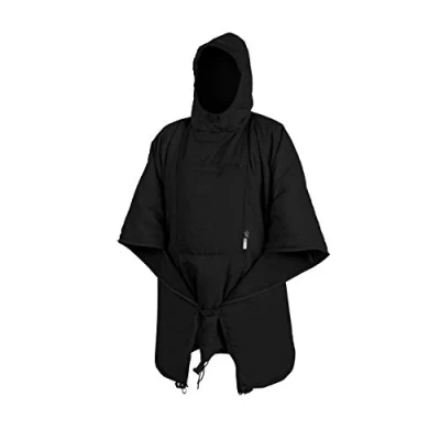 Afbeelding van Helikon Tex Swagman Roll nylon poncho, zwart.
