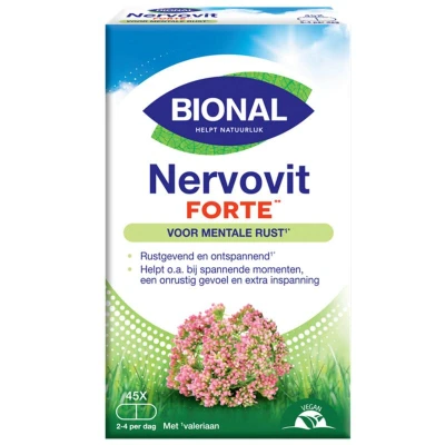 Afbeelding van Bional Nervovit Forte Valeriaan Extract Dragee