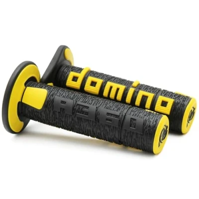 Afbeelding van Domino A360 off road stuurgrepen zwart geel crossmotor TT