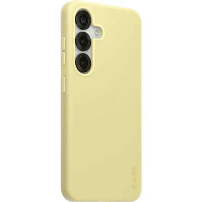 Afbeelding van PanzerGlass CARE Fashionable Backcover Samsung Galaxy S25 Chardonnay Inductieve lading, Stootbestendig