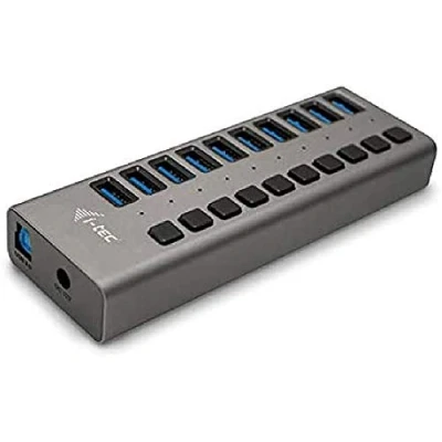 Afbeelding van i Tec USB 3.0 Charging HUB 10 port met externe 48W power adapter U3CHARGEHUB10