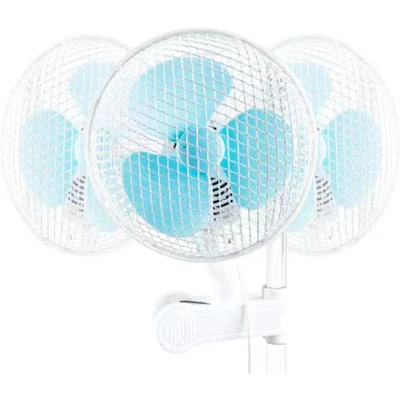 Afbeelding van Clipfan Buisventilator 20W Oscillating Grip Clip Fan 7 inch