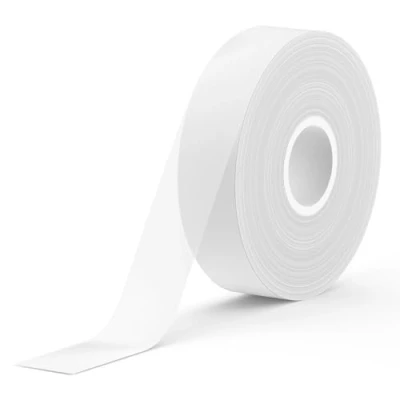 Afbeelding van SUPVAN E10 zelfklevende etiketten, thermische waterdicht, geschikt voor thuis, kantoor, school, compatibel met E10/E16 labelapparaten, 15 mm x 6 m, 1 rol (transparant)