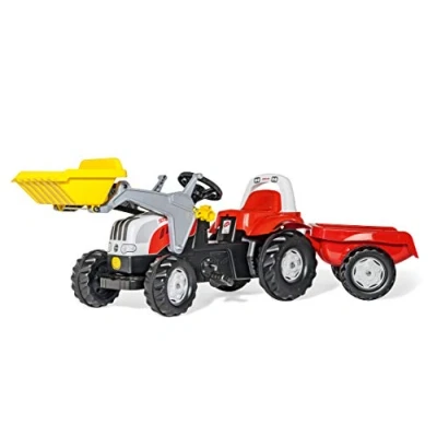 Afbeelding van Rolly toys Traptractor RollyKid Steyr 6165 CVT junior rood