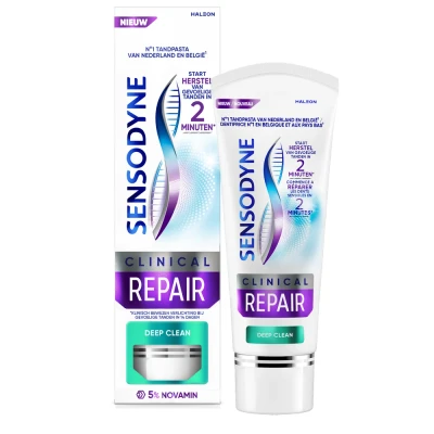 Afbeelding van Sensodyne Clinical Repair Deep Clean Tandpasta 75ml