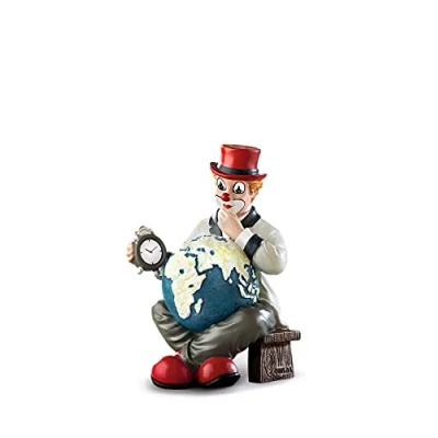 Afbeelding van Gildeclown Klein decoratief figuur en verzamelobject in hoogwaardige geschenkdoos, handgemaakt, hoogte 11 cm