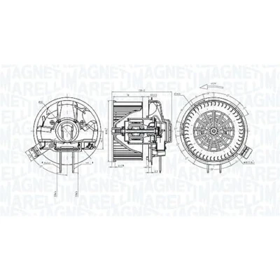 Afbeelding van Magneti Marelli Kachelventilator 069412305010