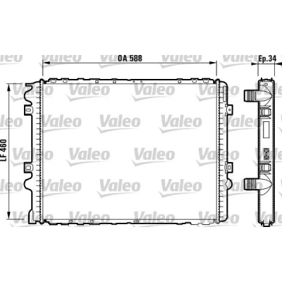 Afbeelding van Valeo Radiateur 732569