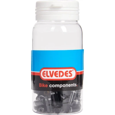 Afbeelding van Elvedes Kabelhoedjes 5 Mm Zwart 50 Stuks