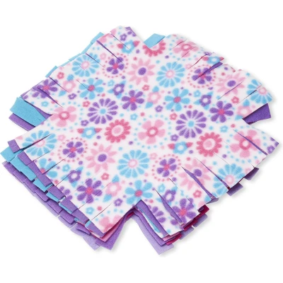 Afbeelding van Melissa &amp; Doug Flower Fleece Quilt