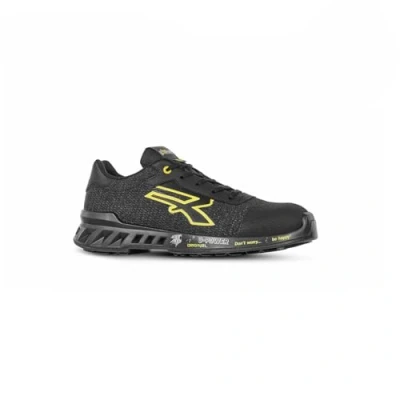 Afbeelding van U POWER Bruce ESD S1P SRC schoenen Bestsafety.it Distribution, zwart en oranje.