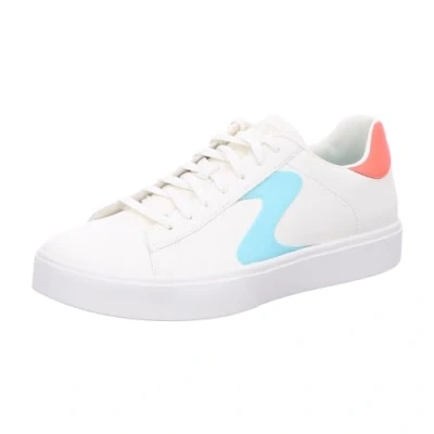 Afbeelding van Skechers Sport EDEN Sneakers laag, Dames, Maat: 37, Natural/light blue Hoogwaardig imitatieleer