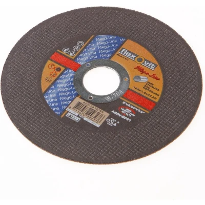 Afbeelding van Doorslijpschijf vlak RVS A 60 V BF41 INO x 125 1 22.2mm